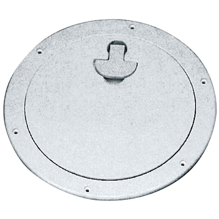 Bomar Deck Plate 8" Locking Stark White G840W